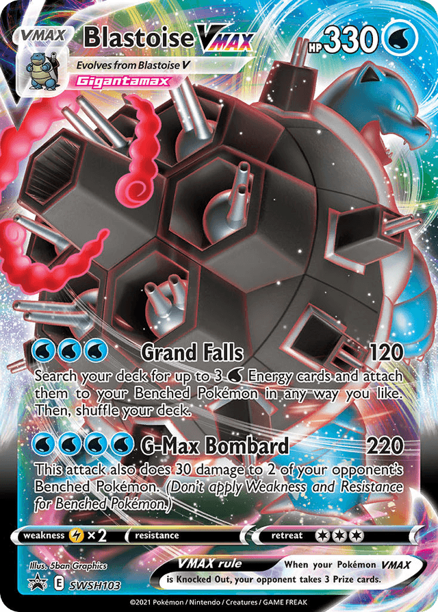 Blastoise VMAX SWSHP-SWSH103