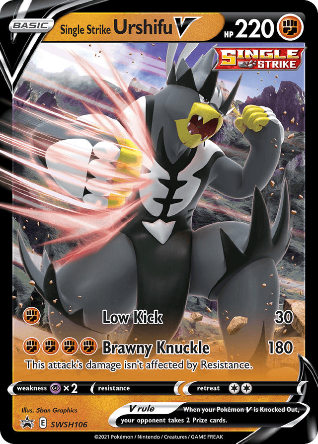 Single Strike Urshifu V SWSHP-SWSH106