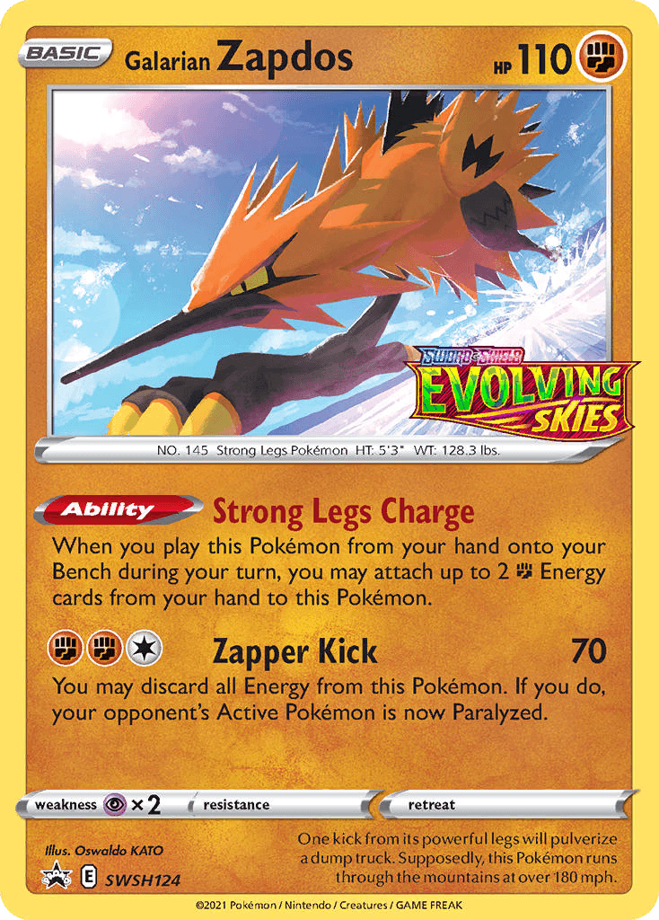Galarian Zapdos SWSHP-SWSH124