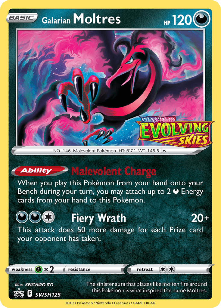 Galarian Moltres SWSHP-SWSH125