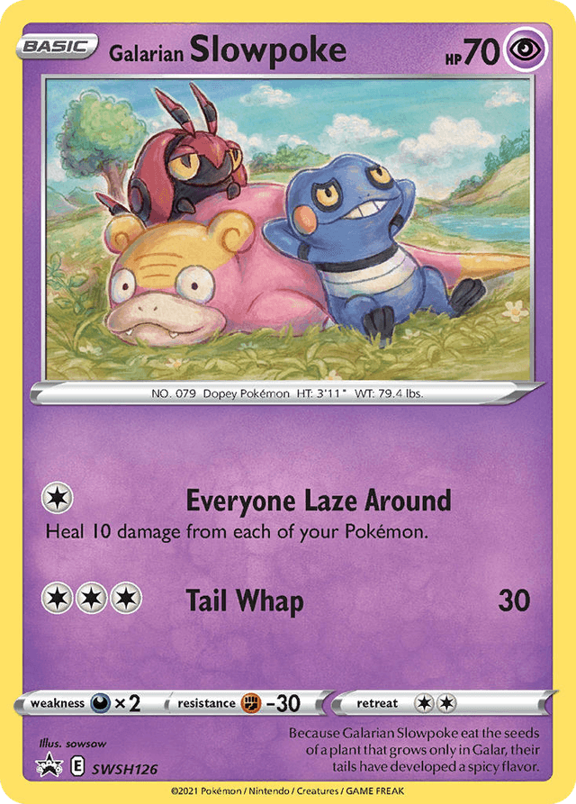 Galarian Slowpoke SWSHP-SWSH126