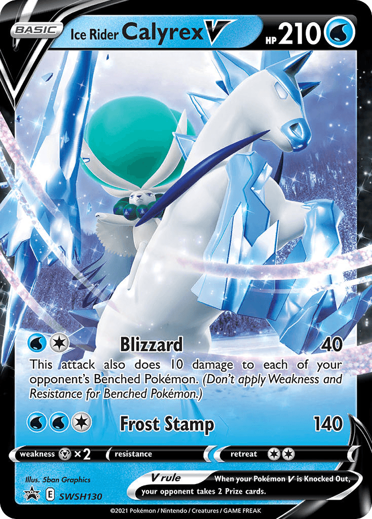 Ice Rider Calyrex V SWSHP-SWSH130
