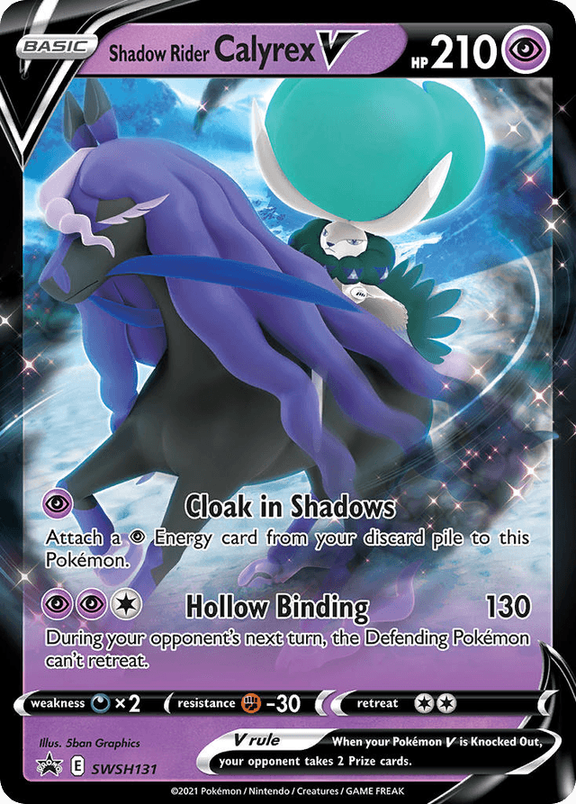 Shadow Rider Calyrex V SWSHP-SWSH131