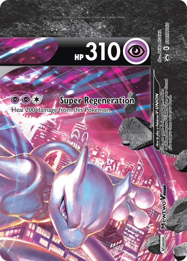 Mewtwo V-UNION SWSHP-SWSH160