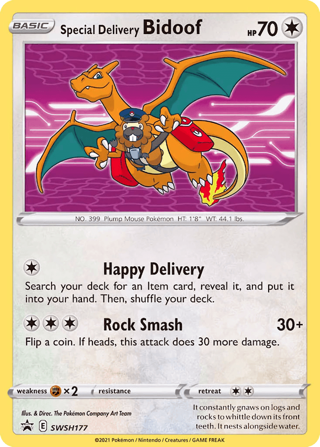 Special Delivery Bidoof SWSHP-SWSH177
