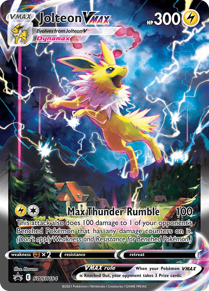 Jolteon VMAX SWSHP-SWSH184