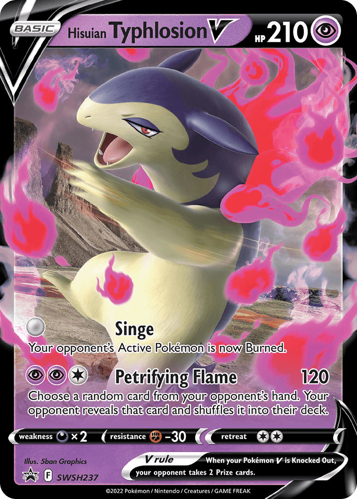 Hisuian Typhlosion V SWSHP-SWSH237