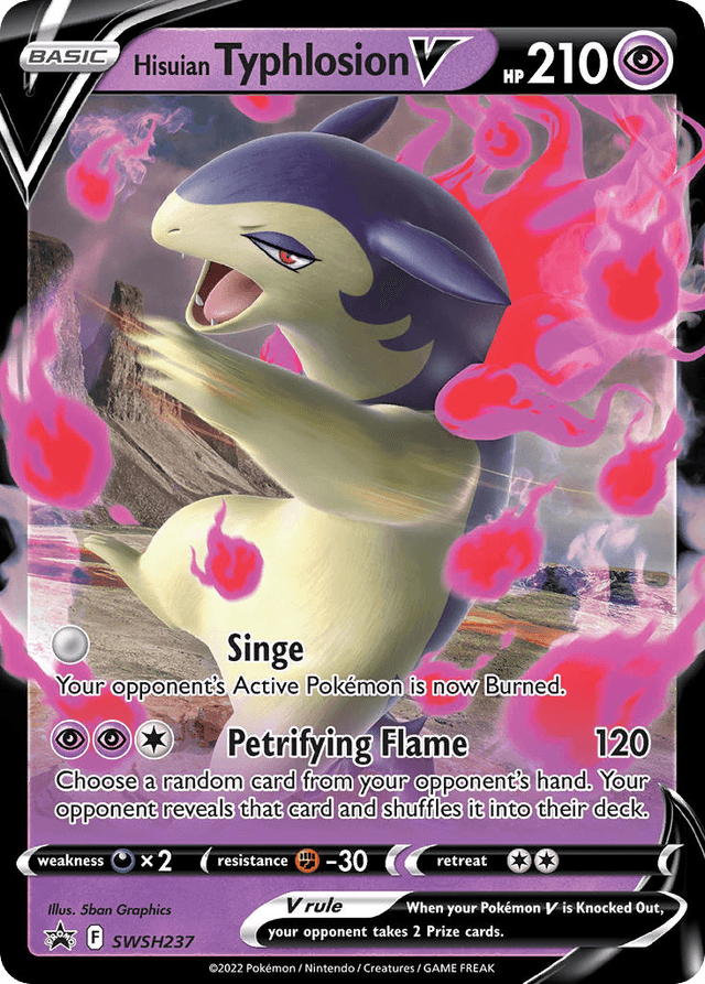 Hisuian Typhlosion V SWSHP-SWSH237