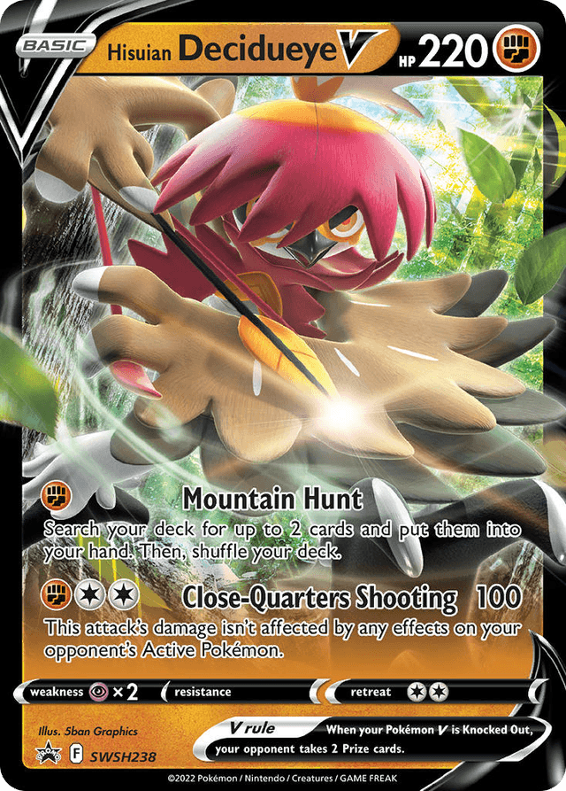 Hisuian Decidueye V SWSHP-SWSH238