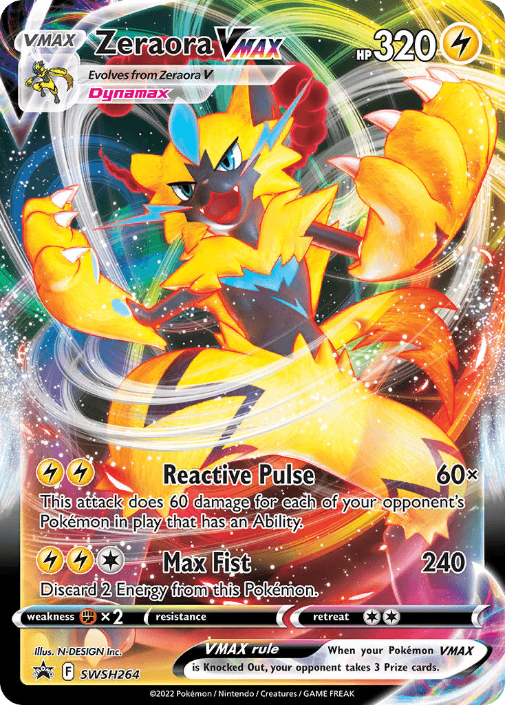 Zeraora VMAX SWSHP-SWSH264