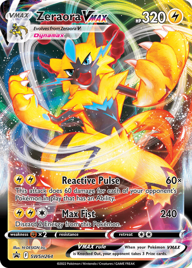 Zeraora VMAX SWSHP-SWSH264