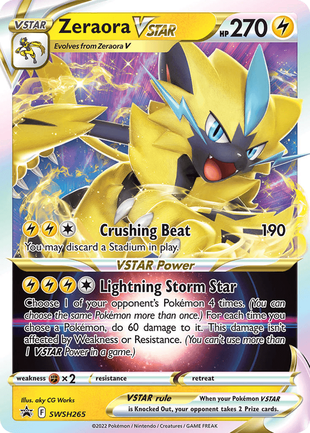 Zeraora VSTAR SWSHP-SWSH265