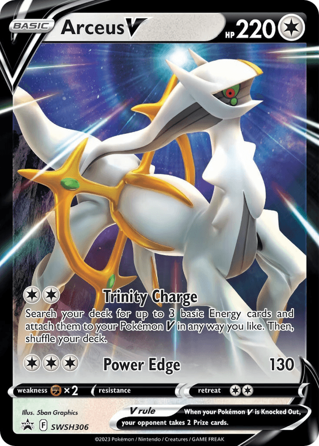 Arceus V SWSHP-SWSH306