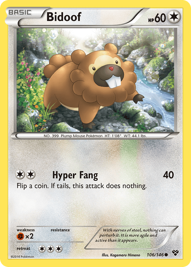 Bidoof XY1-106