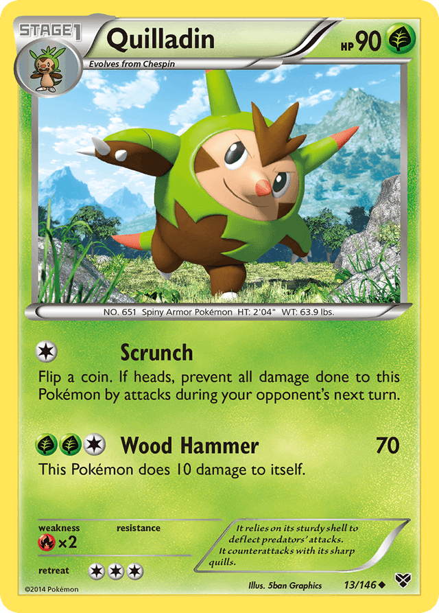 Quilladin XY1-13