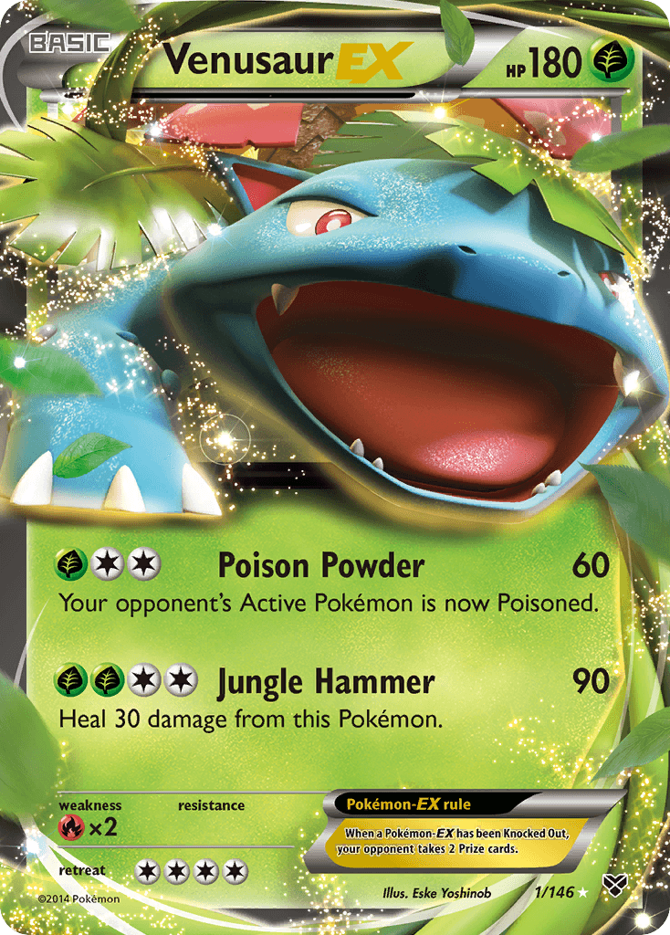 Venusaur-EX XY1-1