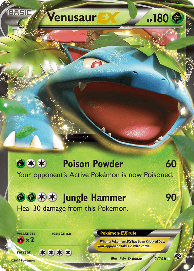 Venusaur-EX XY1-1