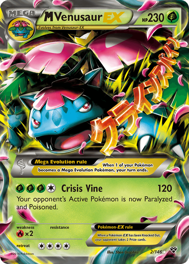 M Venusaur-EX XY1-2