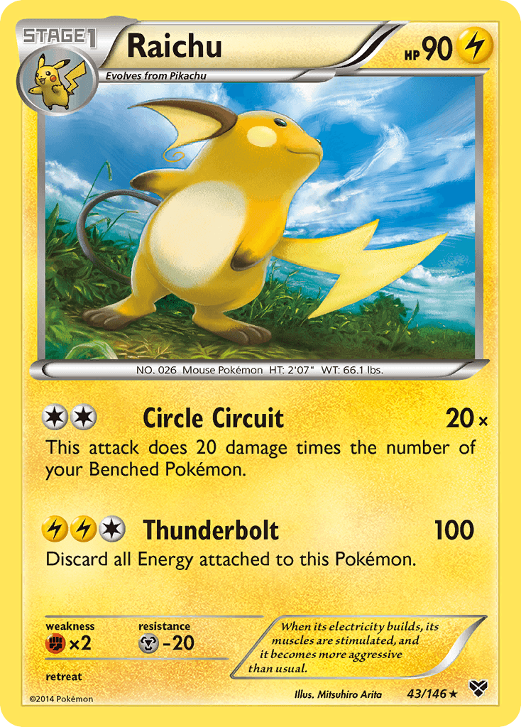Raichu XY1-43
