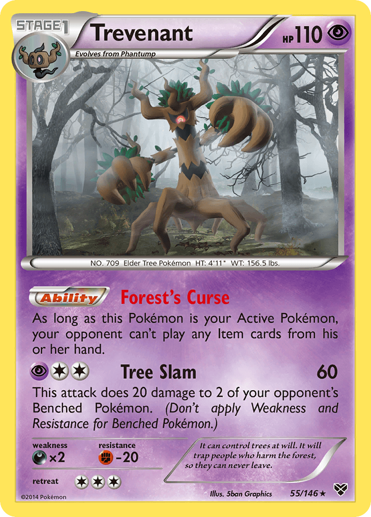 Trevenant XY1-55