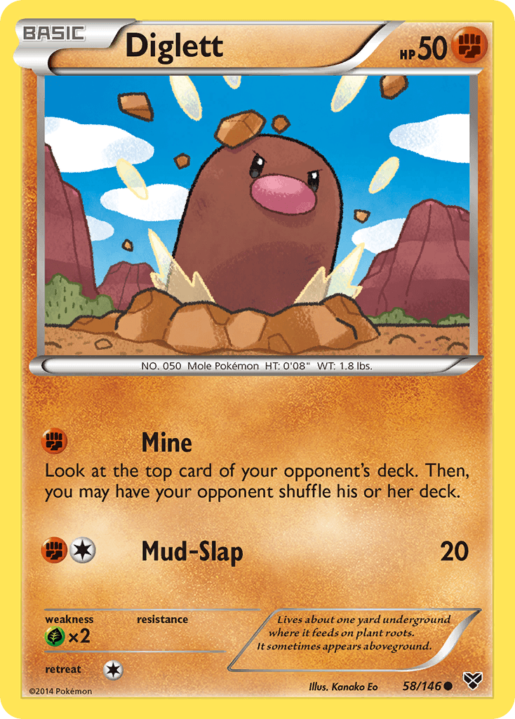 Diglett XY1-58