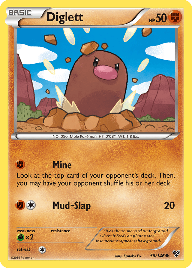 Diglett XY1-58