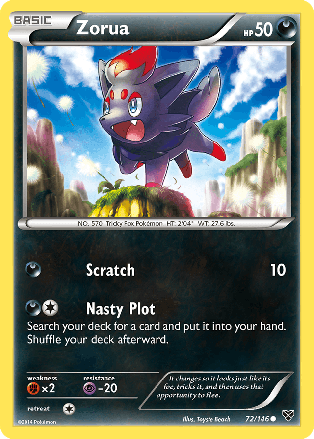 Zorua XY1-72