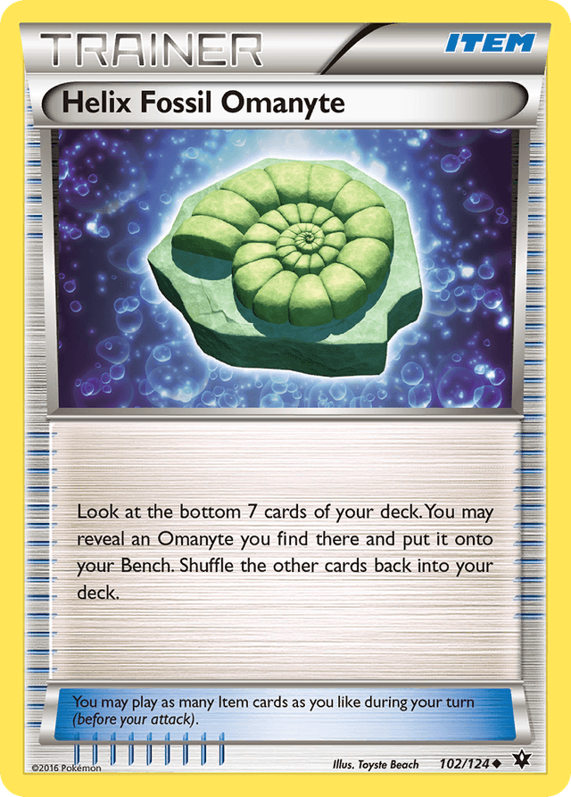Helix Fossil Omanyte XY10-102