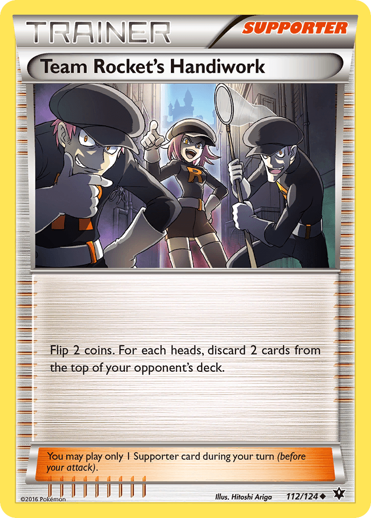 Team Rocket's Handiwork XY10-112
