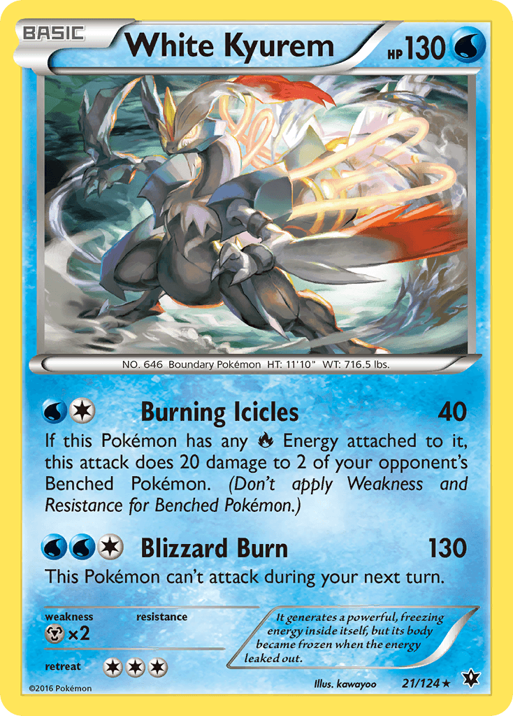 White Kyurem XY10-21