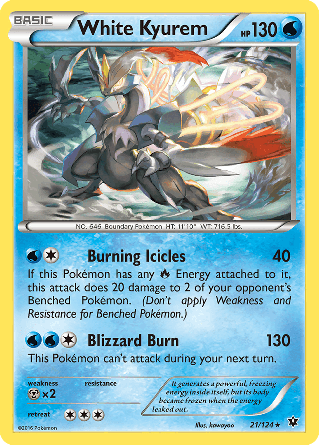 White Kyurem XY10-21