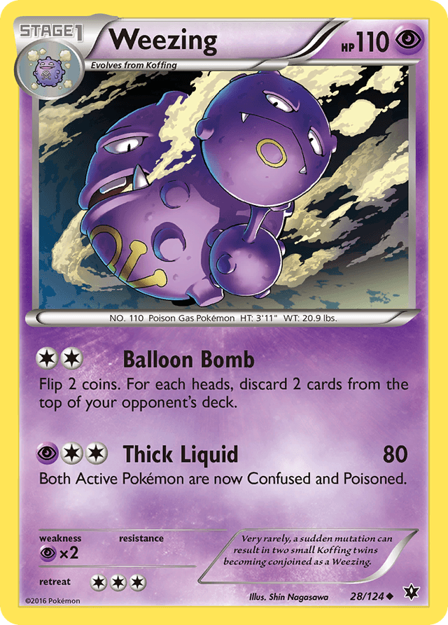 Weezing XY10-28