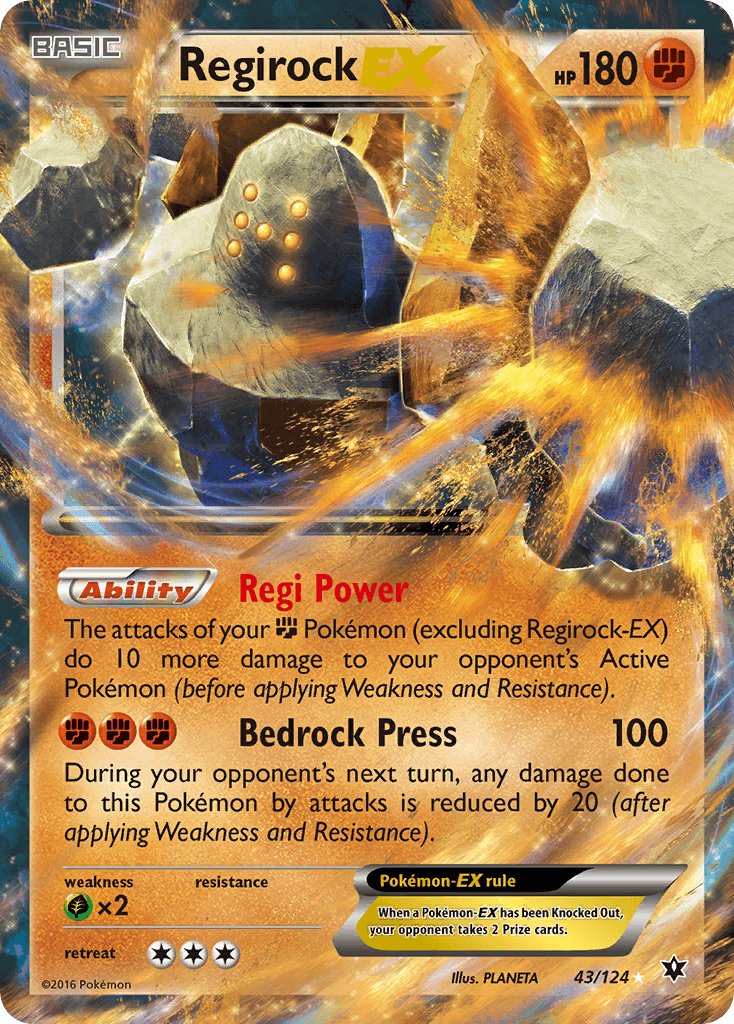 Regirock-EX XY10-43