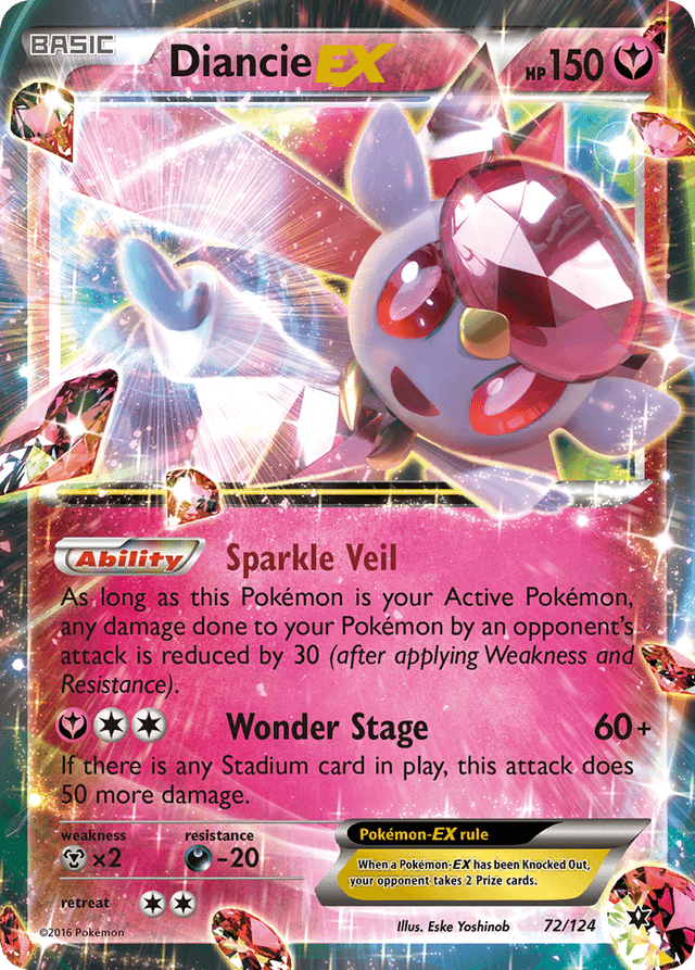 Diancie-EX XY10-72