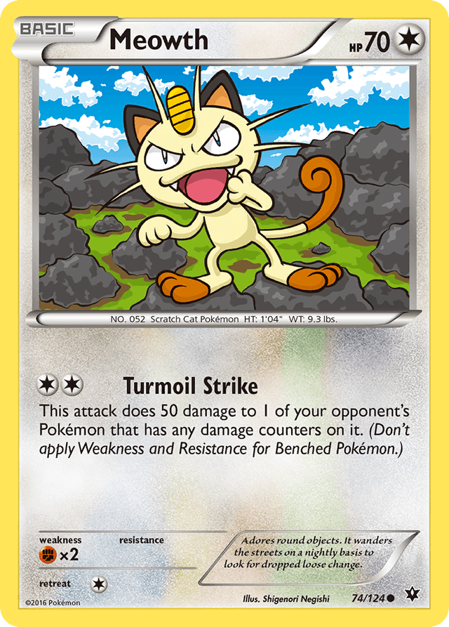 Meowth XY10-74