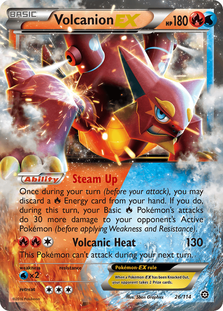 Volcanion-EX XY11-26