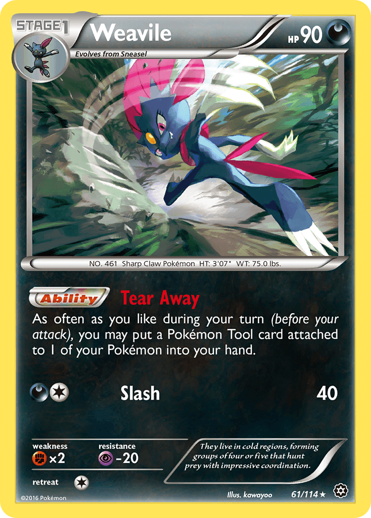 Weavile XY11-61