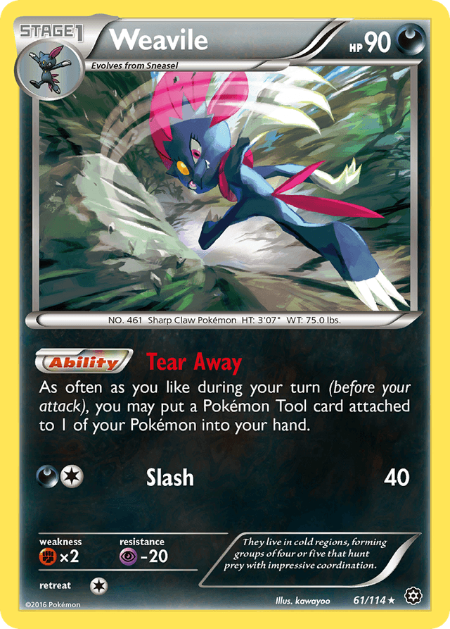 Weavile XY11-61