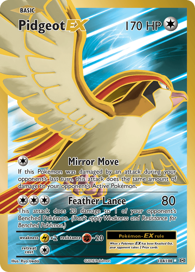 Pidgeot-EX XY12-104