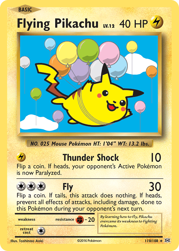 Flying Pikachu XY12-110