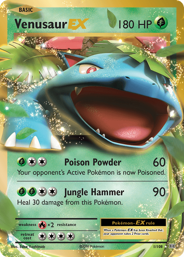 Venusaur-EX XY12-1