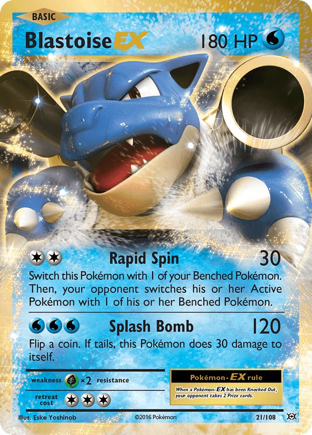 Blastoise-EX XY12-21