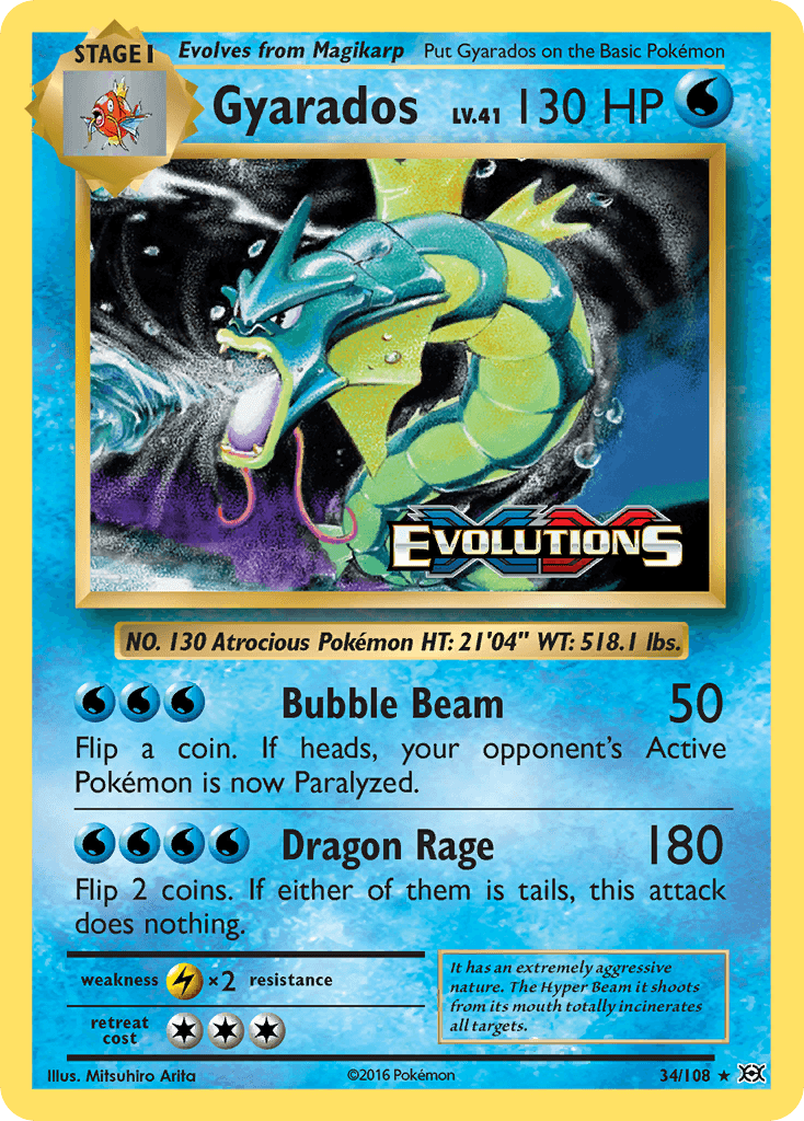Gyarados XY12-34