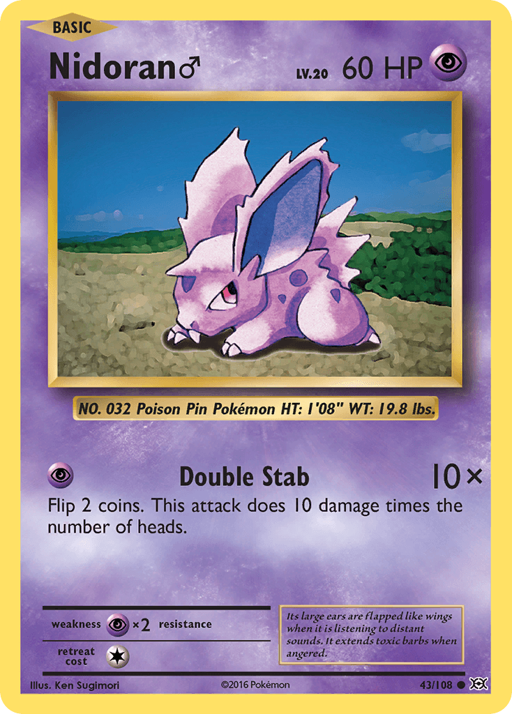 Nidoran ♂ XY12-43