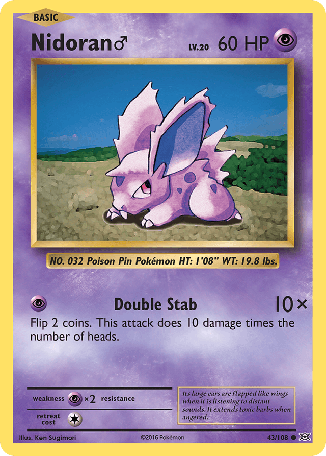 Nidoran ♂ XY12-43