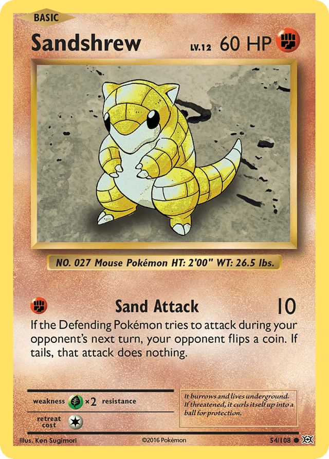 Sandshrew XY12-54