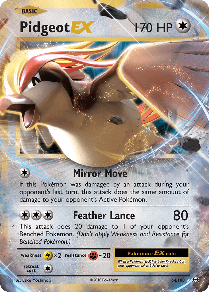 Pidgeot-EX XY12-64