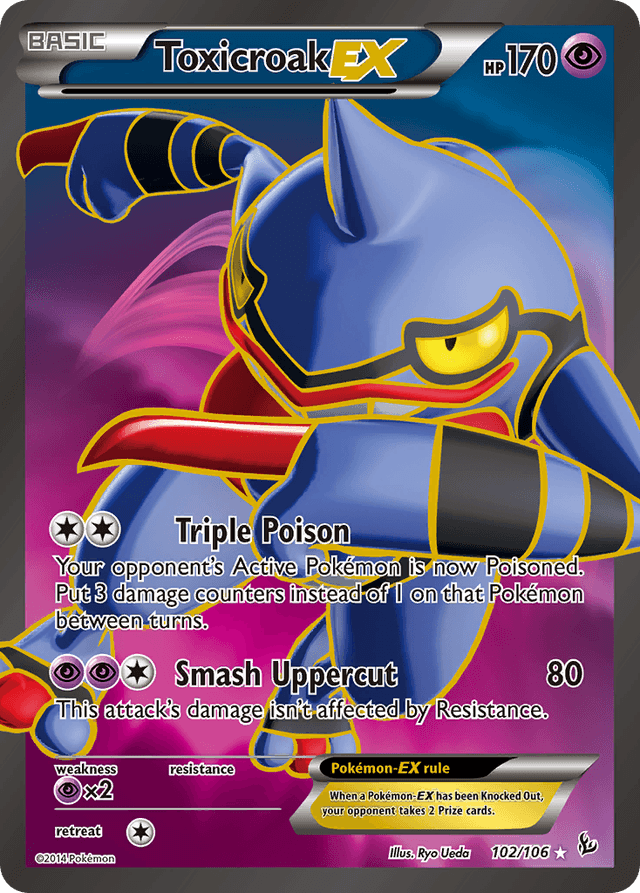 Toxicroak-EX XY2-102