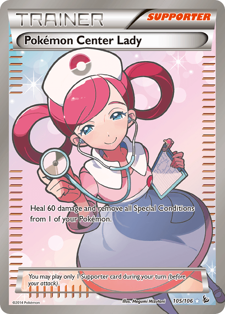 Pokémon Center Lady XY2-105