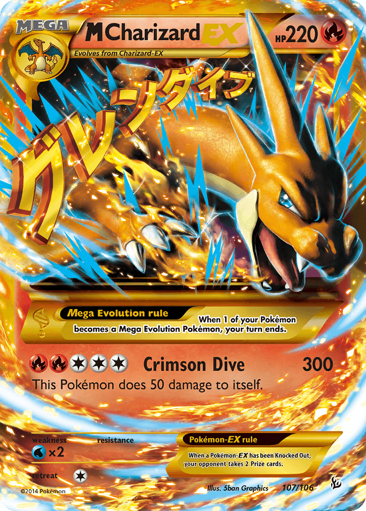 M Charizard-EX XY2-107